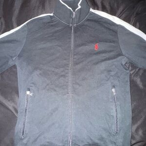 Polo Ralph Lauren Black and White Turtleneck Sweater